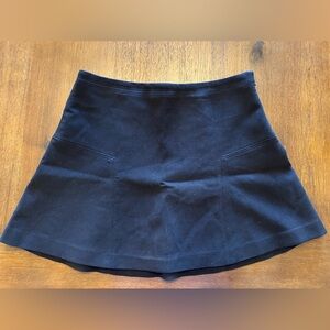 Michael Kors Flared Black Mini Skirt
